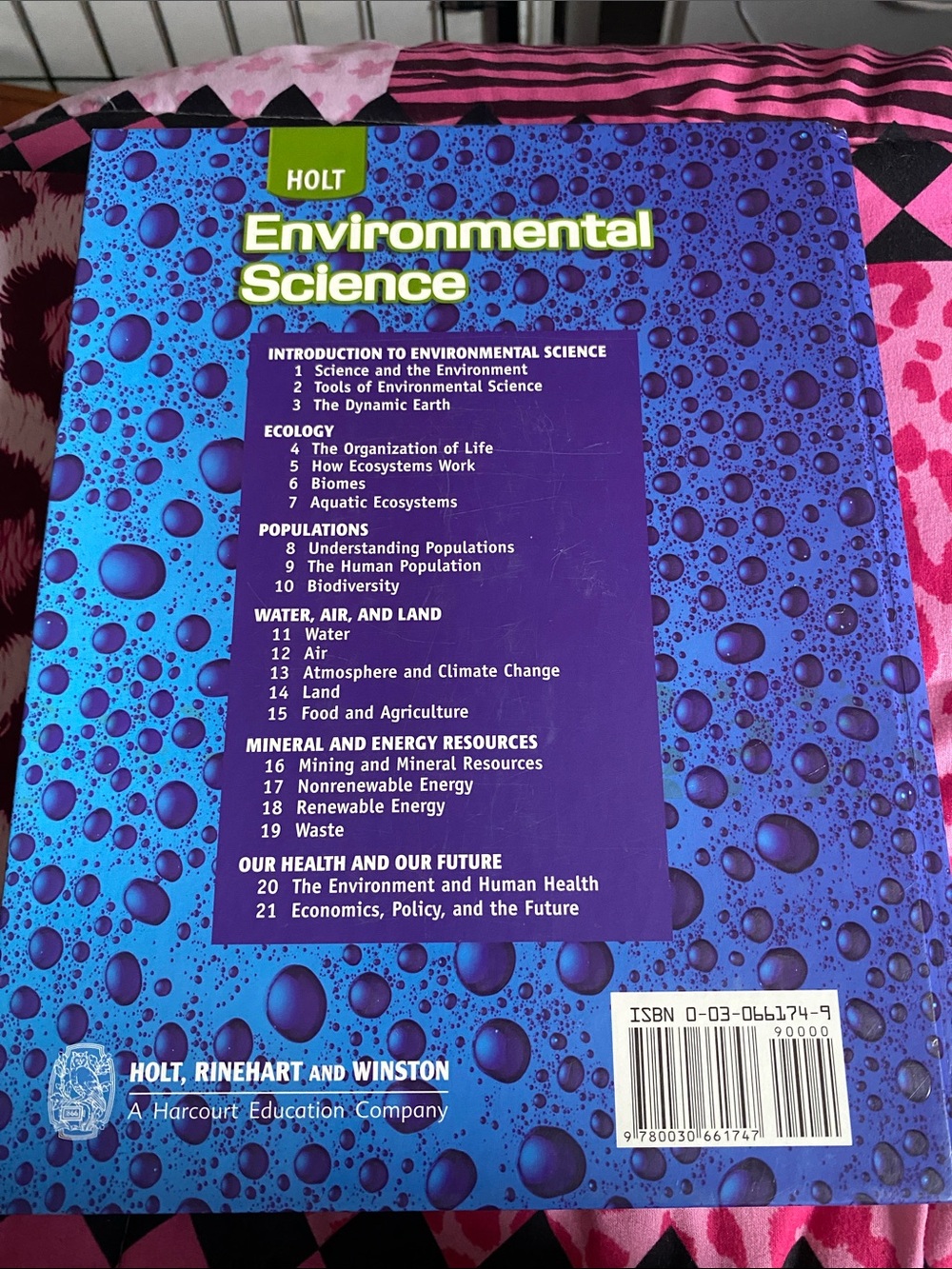 Environmental Science Textbook - Picture 2 of 2